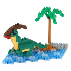 Parasaurolophus au bord de l'eau NBC-367 NANOBLOCK |...