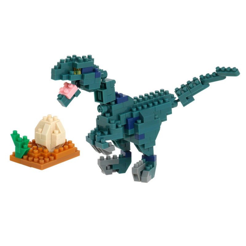 Velociraptor NBC-362 NANOBLOCK mini bloques de construction japonaise | Miniature series