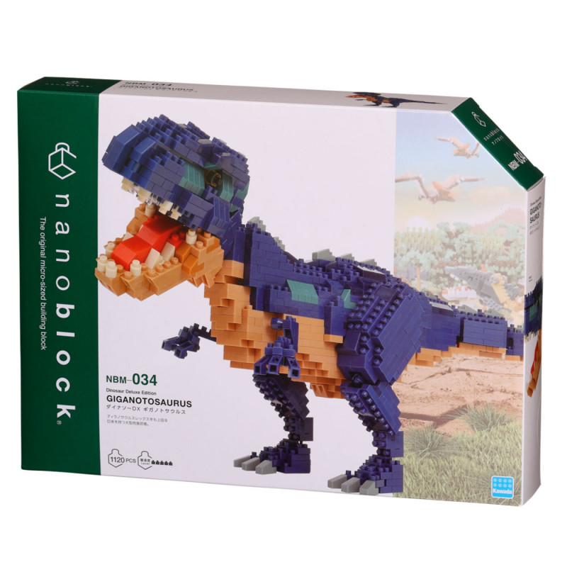 Giganotosaurus Deluxe NBM-034 NANOBLOCK the Japanese mini