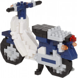 Honda Super Cub 50 blau NBC-356 NANOBLOCK der japanische mini Baustein | Miniature series