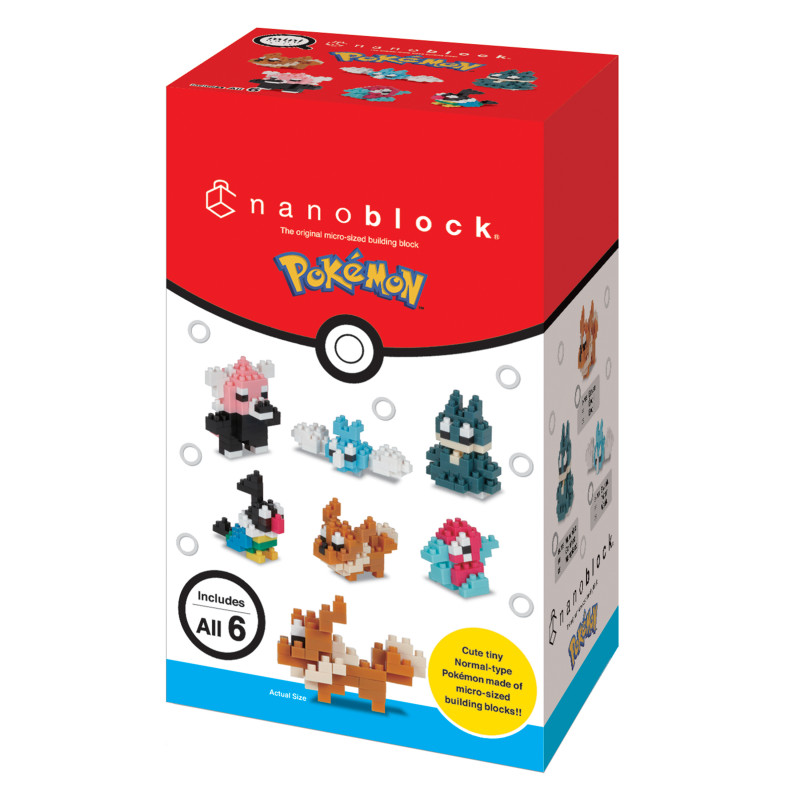 mininano Typ: normal (Geschenkset) NBMC-14B NANOBLOCK trifft Pokemon