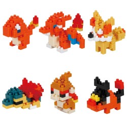 mininano type: fire (gift set) NBMC-11B NANOBLOCK meets Pokemon