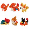 mininano Typ: Feuer (Geschenkset) NBMC-11B NANOBLOCK trifft Pokemon