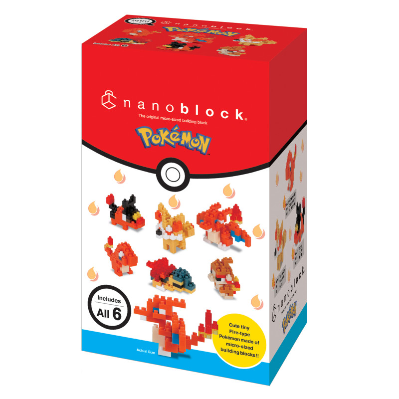 mininano type: feu (coffret cadeau) NBMC-11B NANOBLOCK recontre Pokemon