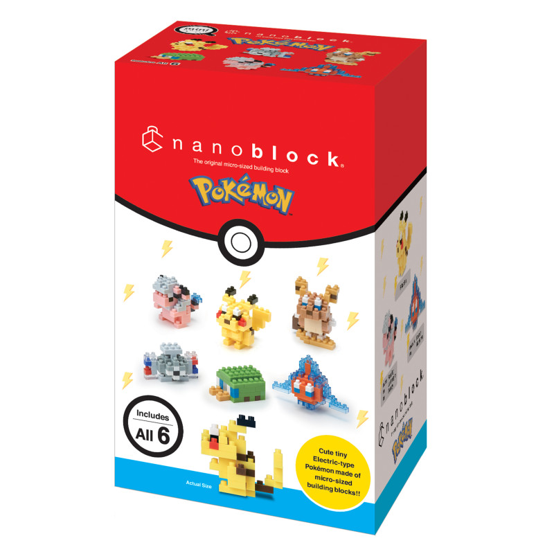 Mininano Type Electric Gift Set Nbmc 08b Nanoblock Meets Pokemon