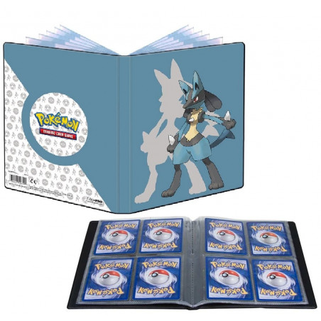 Album à 12 pages pour cartes Pokémon avec Lucario