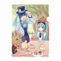 [Set of 3] Vocaloid Hatsune Miku clear file document folders