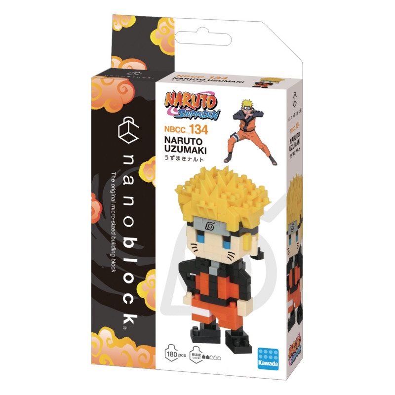 Naruto Uzumaki NBDB-134 NANOBLOCK mini bloques de construction japonaise | Naruto Shippuden