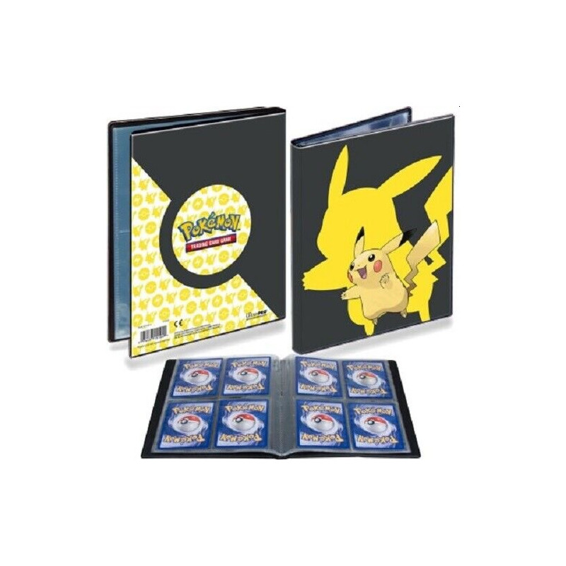  Ultra Pro 9-Pocket Pokemon Full-View Pro Binder: Pikachu Album  : Toys & Games