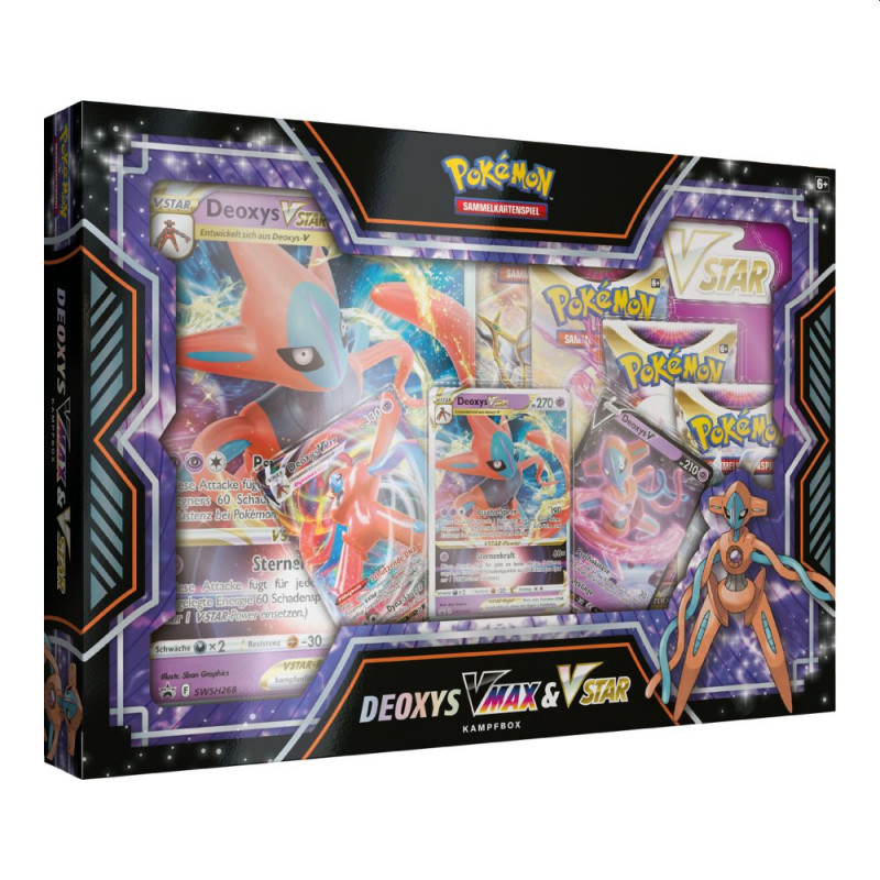 [German edition] Deoxys VMAX & VSTAR battle box Pokemon Cards