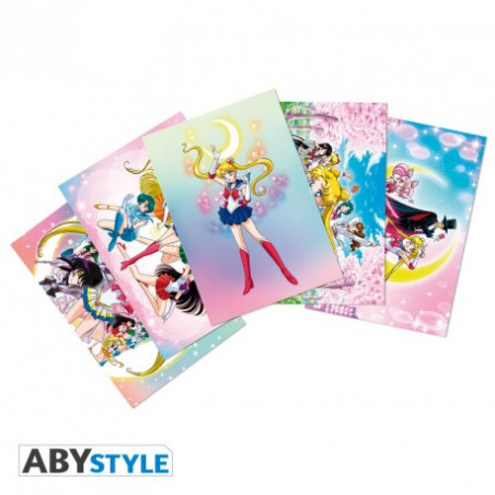 Sailor Moon - 5 Cartes postales