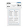 Set of 100 classic Sleeves transparent by Ultimate Guard