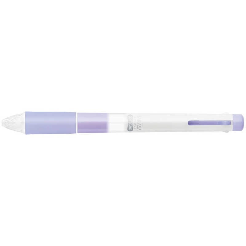 purple Sarasa Select Soft Grip 3-color rechargeable pen body (refill holder) S3A25 by Zebra