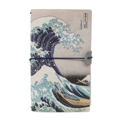 Carnet de voyage Hokusai: Sous la vague au large de Kanagawa