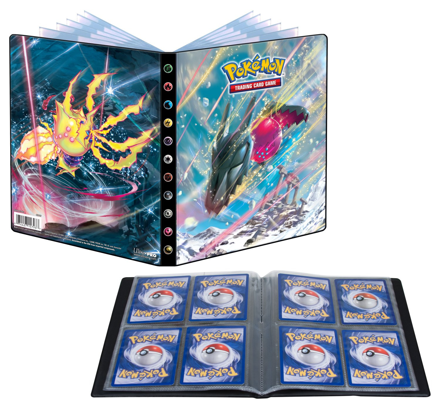 Album with 12 pages for Pokémon cards with Regidrago