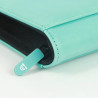 Premium binder for 3''×4'' toploaders with 216 pockets (each page 3×3), tiffany light blue, by Gemloader