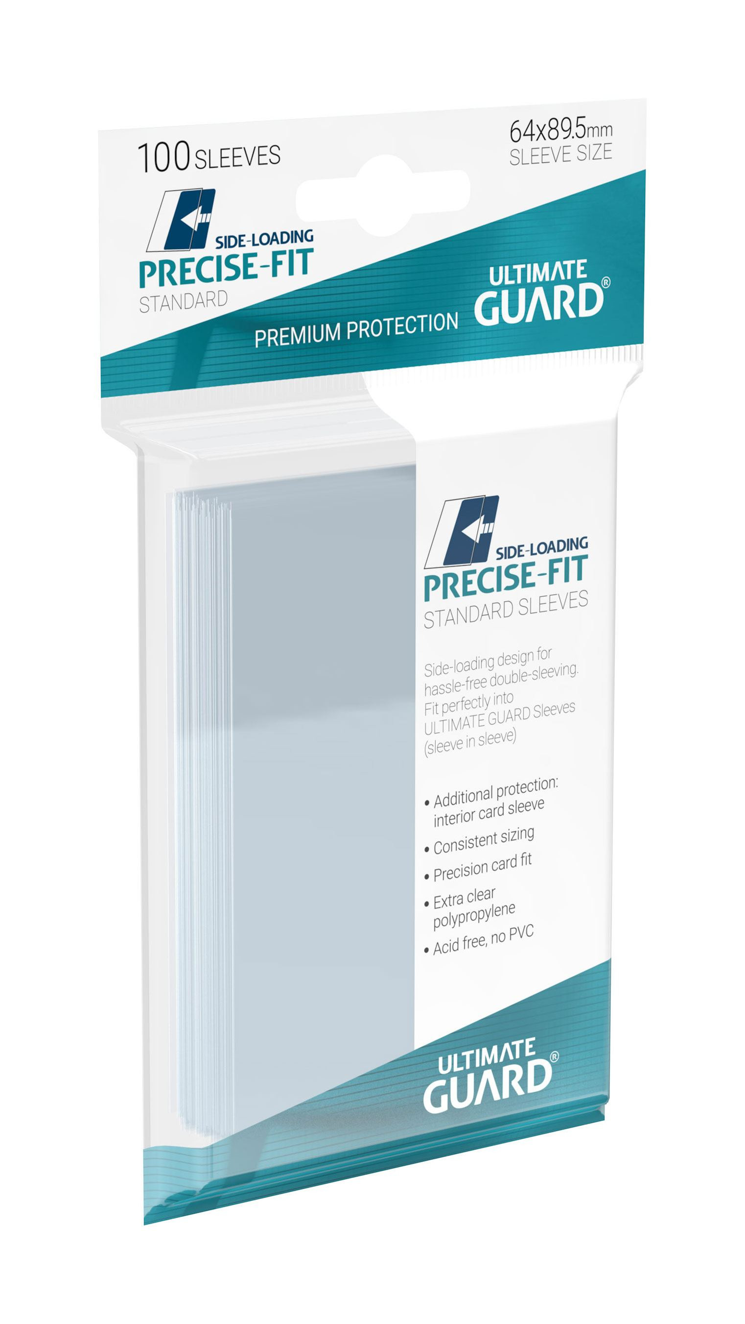 Protège Cartes Precision-Fit Taille Standard Transparent - Ultimate Guard