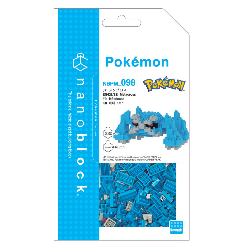 Métalosse NBPM-098 NANOBLOCK recontre Pokemon