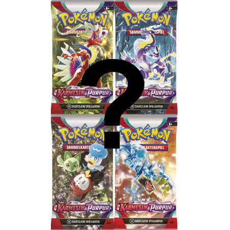 [en allemand] Cartes Pokémon Karmesin Purpur 1 booster