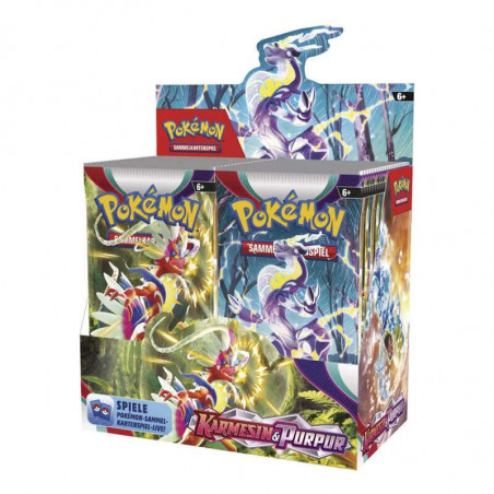 [restocking soon][in German] Karmesin Purpur Booster Box Display (36 boosters)
