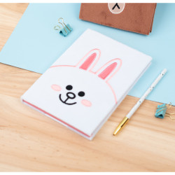 Plush Notebook A5 - Line Friends Cony