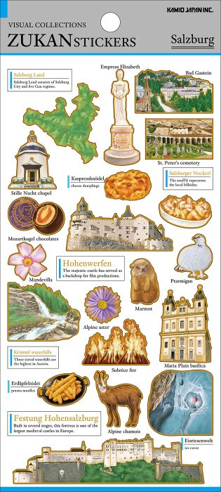 Visual Collections Zukan Stickers Salzburg